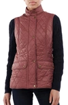 Barbour Otterburn Quilted Vest In Dewberry
