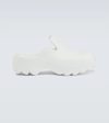 Bottega Veneta White Ridged Sole Rubber Flash Sandals