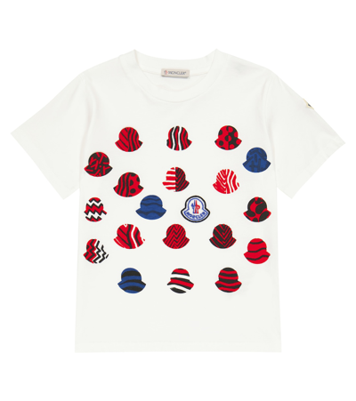 Moncler Teen Boys White Cotton T-shirt