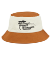 Mini Rodini キッズ｜オフホワイト＆タン Mt Kilimanjaro バケットハット In Offwhite