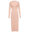 Peter Do Ao Dai Ribbed-silk Tunic Sweater In Light Pink