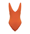 Totême Orange Recycled Nylon One-piece Swimsuit