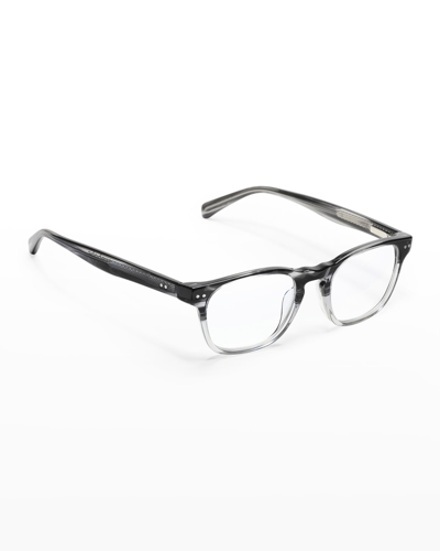 Eyebobs Old Sport Rectangular Acetate Readers In Grey