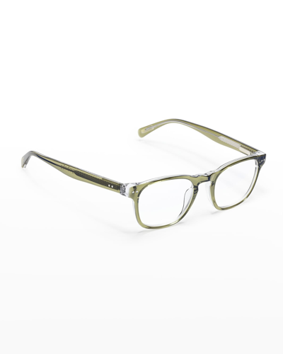 Eyebobs Old Sport Rectangular Acetate Readers In Gray