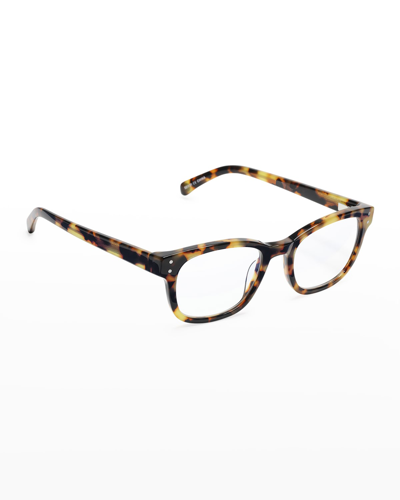 Eyebobs Biff Square Acetate Readers In Tortoise