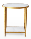 Global Views Circle Square Side Table