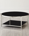 Global Views Circle Square Cocktail Table