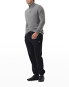 Rodd & Gunn Charlestown Quarter Zip Sweater In Vapour