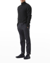 Rodd & Gunn Charlestown Quarter Zip Sweater In Coal