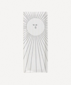 Fornasetti Solitario Rectangular Ceramic Tray In Multicoloured