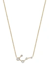 Logan Hollowell 14k Yellow Gold Constellation Diamond Necklace In Gold