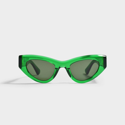 Bottega Veneta Bv1142s Green Female Sunglasses
