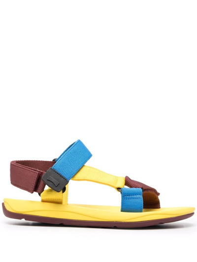 Camper Strap-detail Open-toe Sandals In Blue