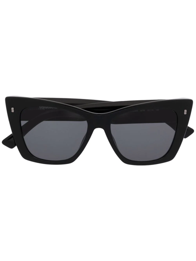 Dsquared2 Debossed-logo Cat-eye Sunglasses In Schwarz