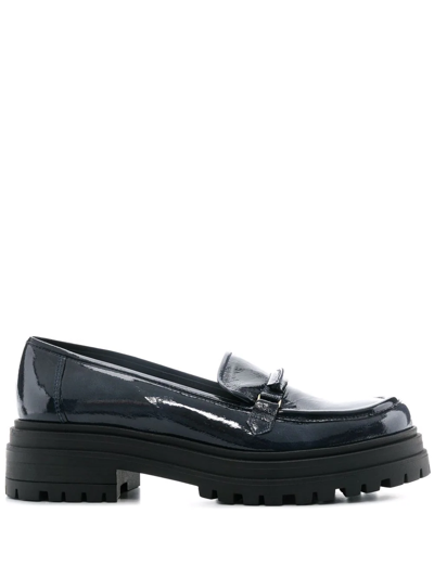 Tila March Henri Chunky-sole Loafers In Blau