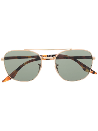 Ray Ban Rb3688 Aviator Sunglasses In Gelbe Havana Vintage