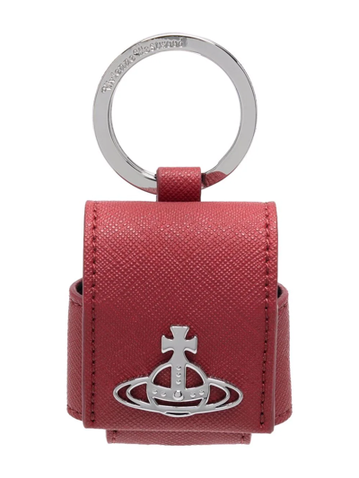 Vivienne Westwood Derby Small Airpod Case In Rot