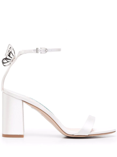 Sophia Webster Mariposa Leather Sandals In Weiss