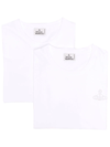 VIVIENNE WESTWOOD PACK-OF-TWO ORB LOGO-PRINT T-SHIRT