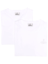 Vivienne Westwood Pack-of-two Orb Logo-print T-shirt In Weiss
