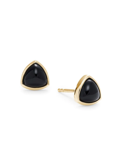 Effy Women's 14k Yellow Gold & Black Onyx Stud Earrings