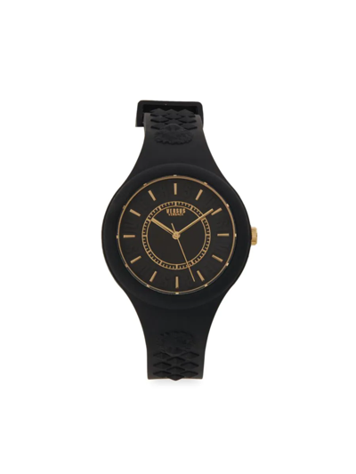 Versus Women's 39mm Stainless Steel & Silicone Strap Watch In Black