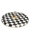 Mackenzie-childs Courtly Check Enamel Cheese Course