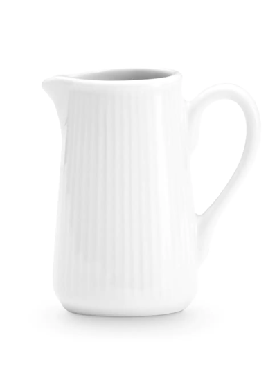 Pillivuyt Plisse Porcelain Small Jug 2-piece Set In White