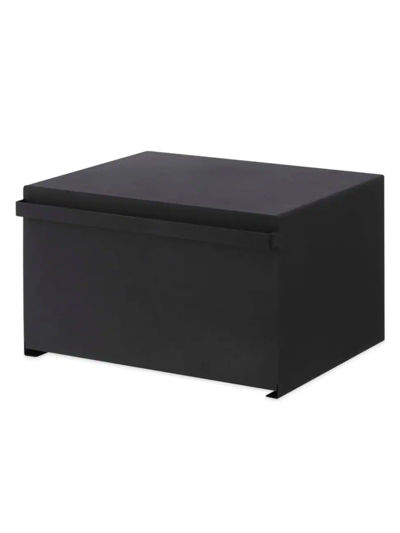 Yamazaki Steel Tower Bread Box In Black