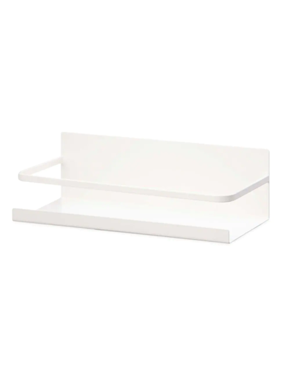 Yamazaki Plate Magnetic Storage Caddy In White