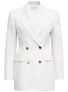 Alexander Mcqueen Women's Double-breasted Jacket In White