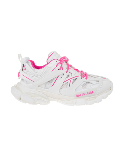 Balenciaga Track Lace-up Sneakers In White