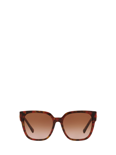 Valentino Eyewear Sunglasses In Red
