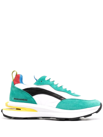 Dsquared2 Wave Slash Low-top Sneakers In Weiss
