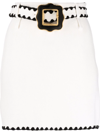 Cormio White Cotton Helga 2.0 Miniskirt In Weiss