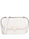 PRADA TRIANGLE LOGO-PLAQUE CROSSBODY BAG