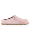 Birkenstock Zermatt 365 Suede Clogs In Pink