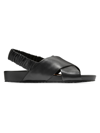 COLE HAAN WOMEN'S MORENA LEATHER CRISSCROSS SANDALS