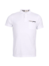 Barbour Corpatch Cotton Polo Shirt In White
