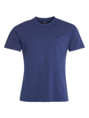 Barbour Garment-dyed Cotton T-shirt In Navy