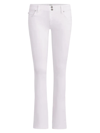 Hudson Jeans Beth Midrise Baby Boot Jean In White