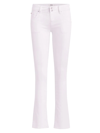 Hudson Jeans Beth Midrise Baby Boot Jean In White