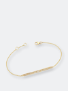 Ariana Rabbani Diamond Bar Bracelet In White