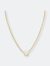 Ariana Rabbani Single Diamond Gold Star Necklace In Pink