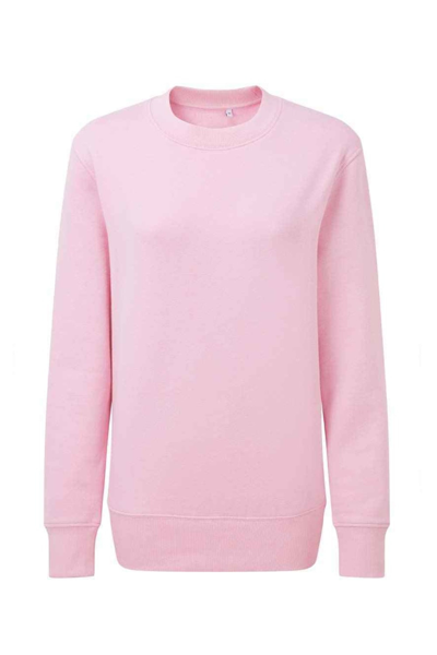 Anthem Unisex Adult Organic Sweatshirt In Pink
