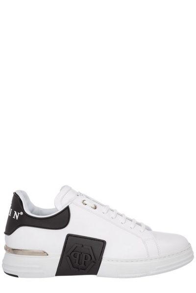 PHILIPP PLEIN PHILIPP PLEIN PHANTOM KICK LOGO PATCH SNEAKERS