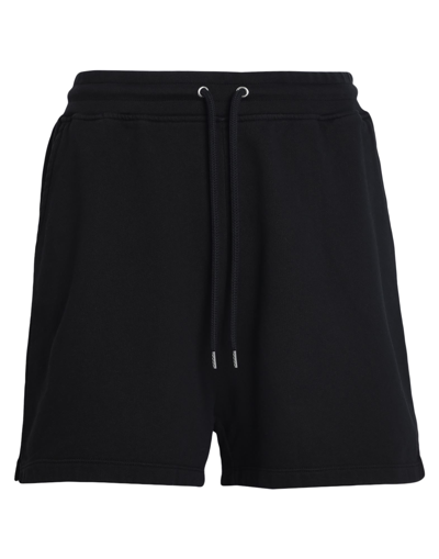 Colorful Standard Woman Shorts & Bermuda Shorts Black Size L Organic Cotton