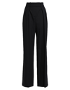 Alexandre Vauthier High Waist Wool Tailored Trousers In Black