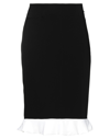 Frankie Morello Midi Skirts In Black