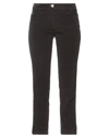 Jacob Cohёn Cropped Pants In Dark Brown